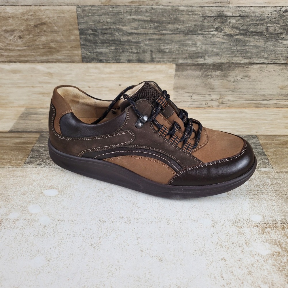 Waldlaufer Dynamic Womens Walking Shoes Sz 7 (UK 5) Brown Leather Lace-Up